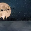 Julemanden i sin slæde