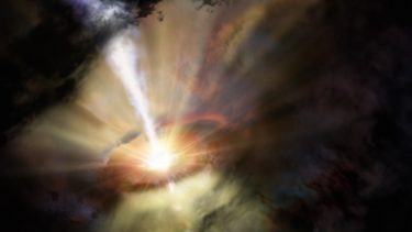 sort hul supermassiv gas galakse astronomi verdensrummet