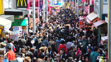 urbanisering mennesker byer tokyo japan