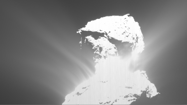 Comet outburst udbrud komet rosetta