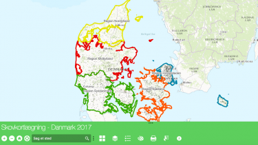 skov Danmark ressourcer kort kortlægning