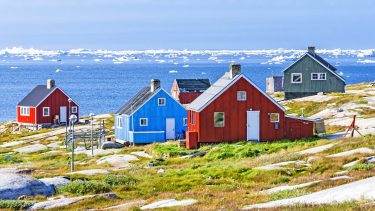 grønland greenland cottages disko bay