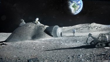 ESA månebase Månen 3D print