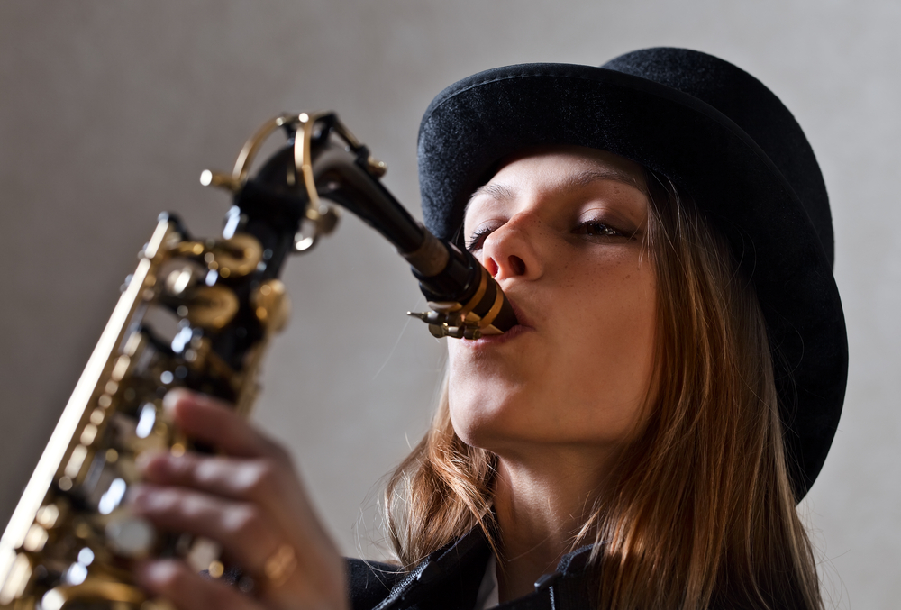 jazz kvinder feminin maskulin musik musikere kønsfordeling forudindtagethed kønsroller instrumentalister komponister stereotyper ‘cutting contests’ ‘trading fours’ musikfakulteter kønskvote udvælgelsesproces