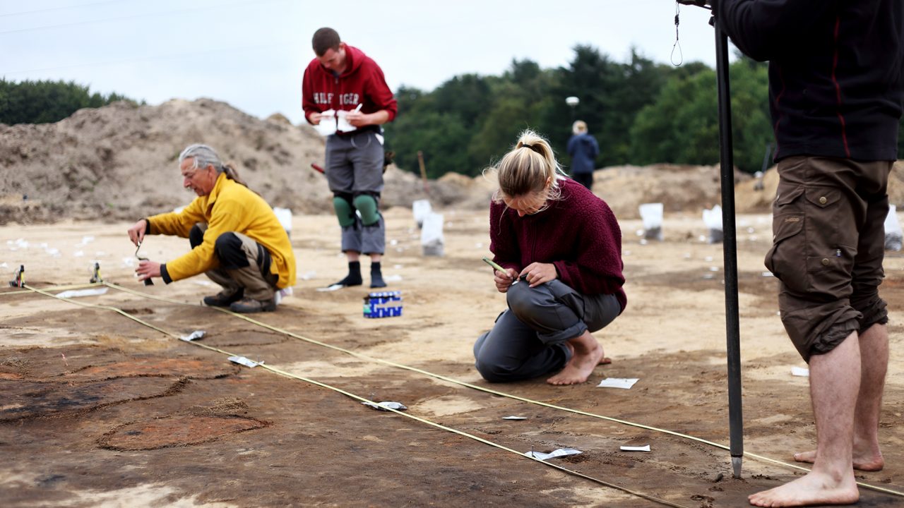 Arkæologi, jernalder, ørre, militæranlæg
