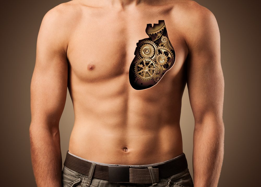 mand torso krop hjerte
