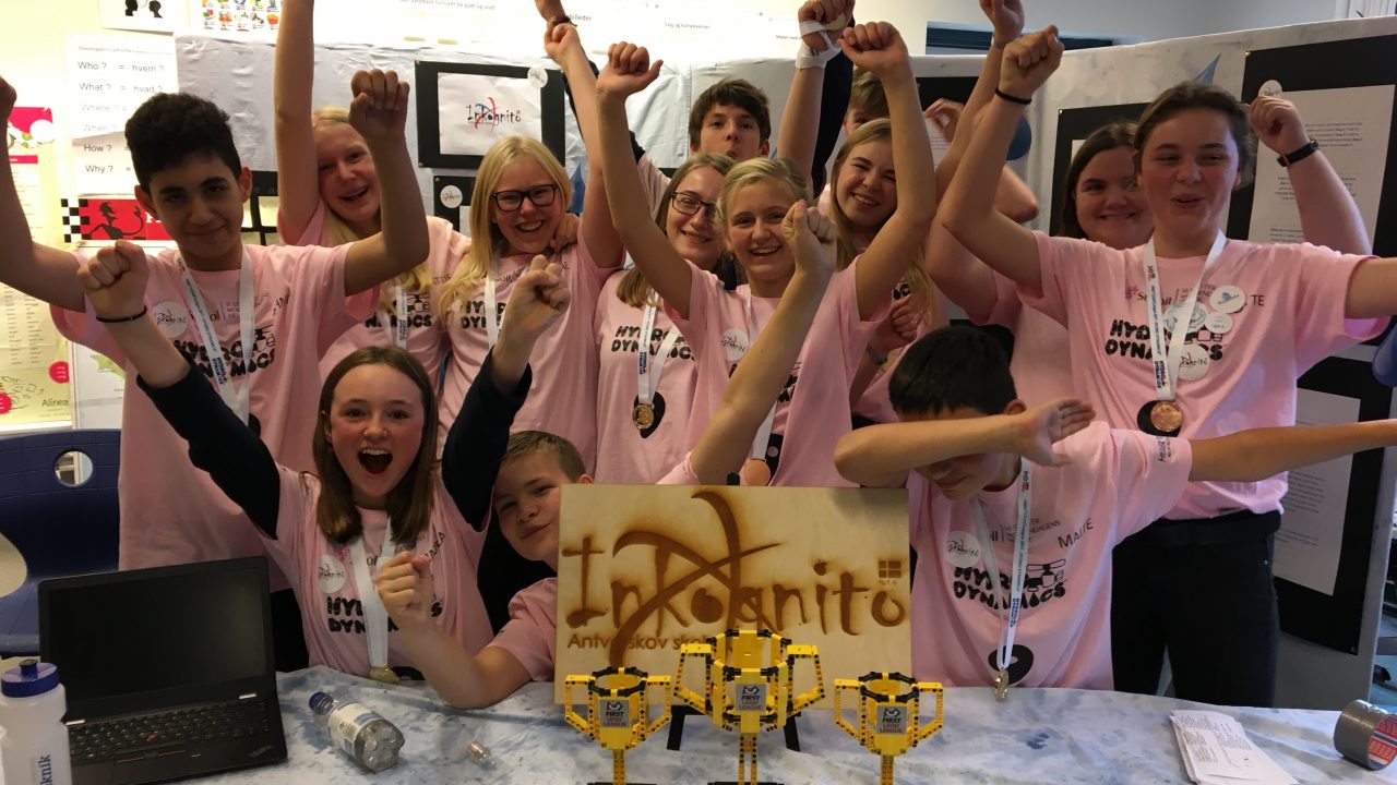 first lego league bølgeenergi børneforskere turbine vedvarende energi
