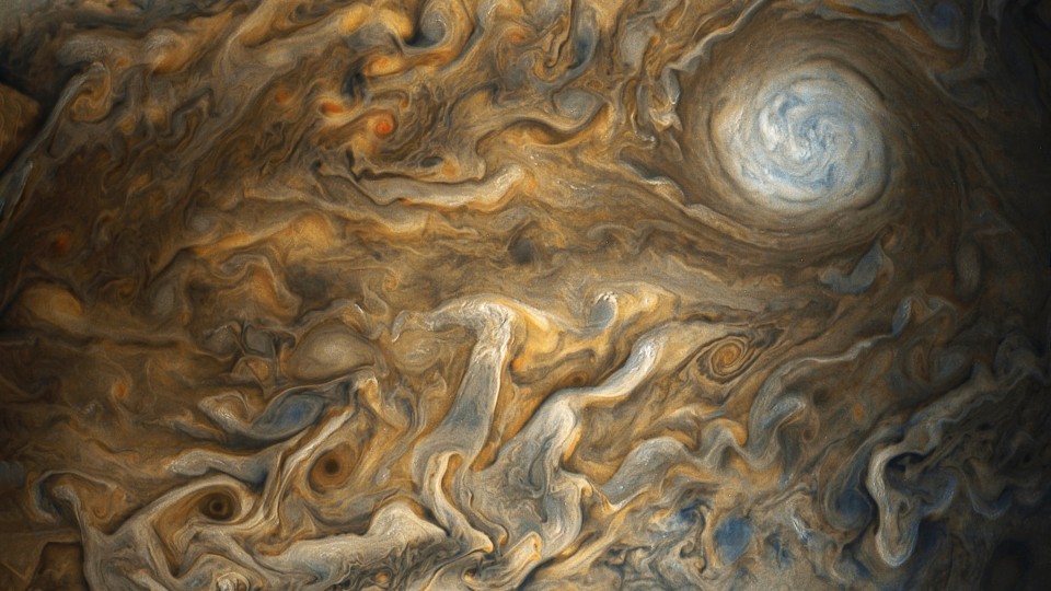 Jupiter Planet rummet Juno