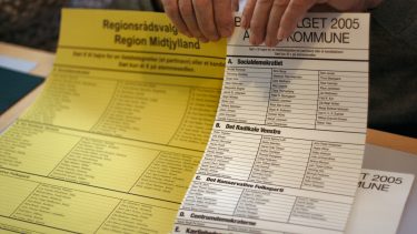 kommunalvalg stemmeseddel valgsystem valgforskning