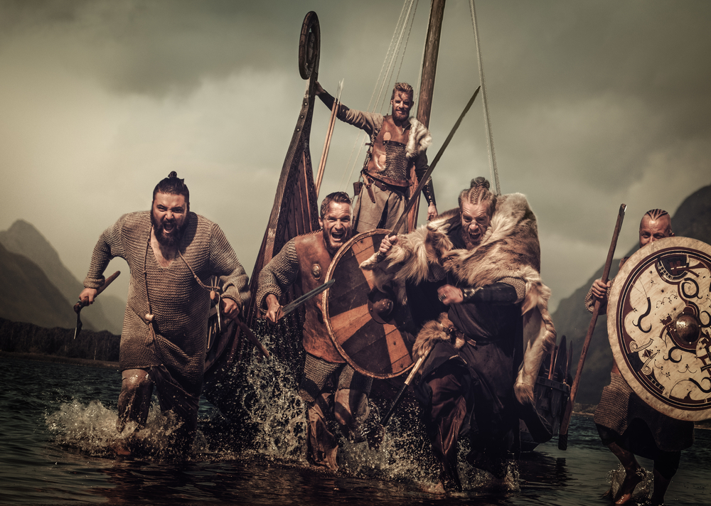 vikinger, vikingetiden terror kamp konflikt tidsalder