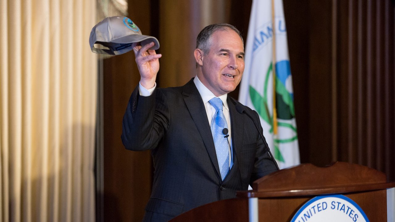 Nature tidsskrift liste 2017 vigtige forskningspersoner EPA Scott Pruitt