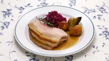 Flæskesteg på julebordet