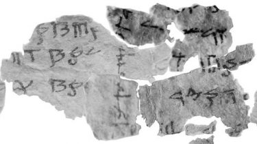Nogle af tekststykkerne var mindre end 1 cm2 store. (Foto: University of Haifa)
