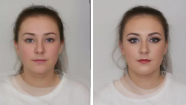 Kvinder med for meget makeup blev anset for at være dårligere ledere. (Foto: University of Abertay) 