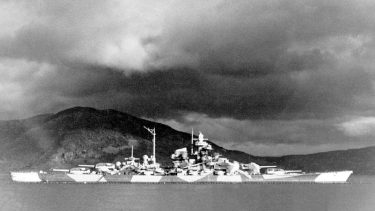 tirpitz anden verdenskrig tyskere flåde kemisk røg skib