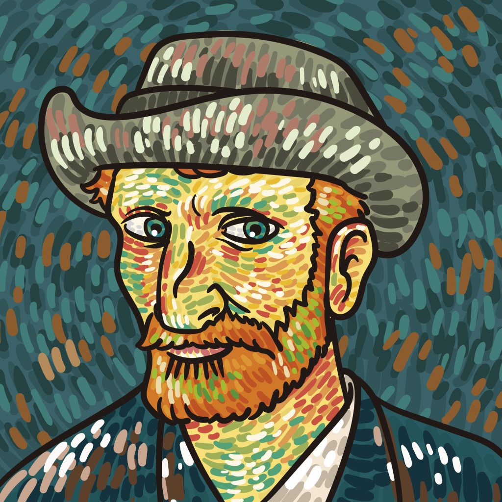 van Gogh portræt kreativitet