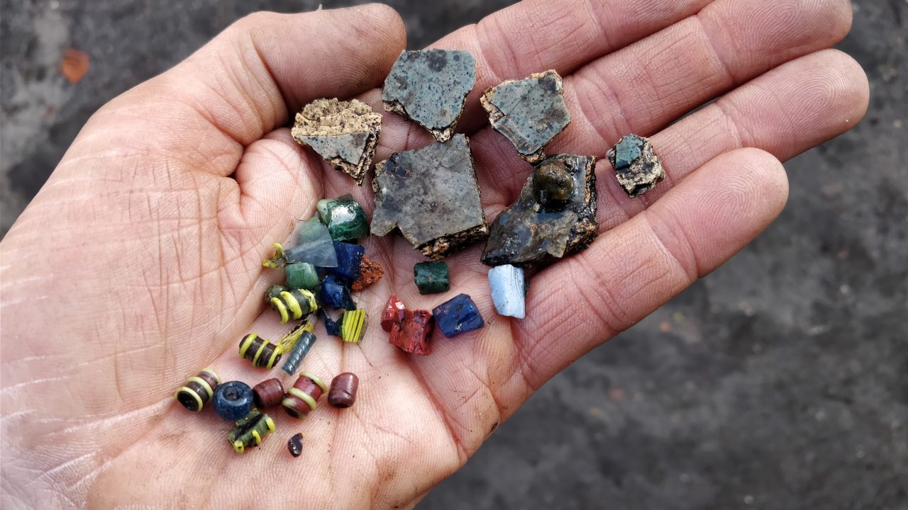 hånd fund arkæologi ribe