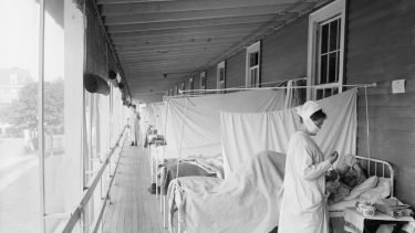 Den Spanske Syge hospital 1918