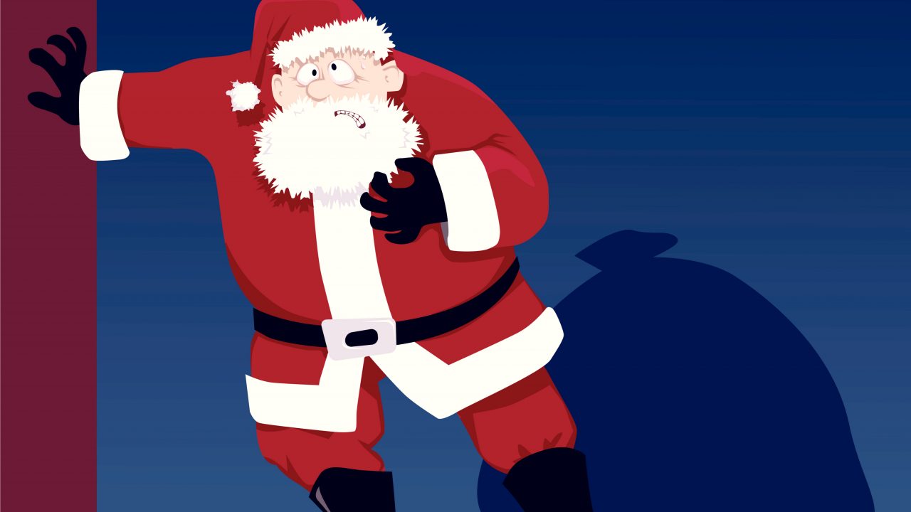 hjerteanfald jul nytår følelser stress mad alkohol