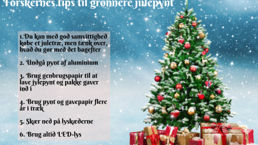 klimavenlig julepynt grøn jul