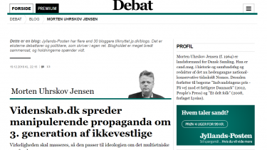 Morten Uhrskov Jensen Jyllands-Posten
