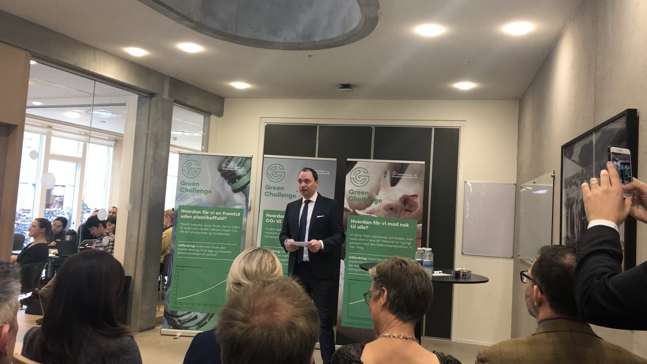 green challenge konkuurence ufm Tommy Aahler Uddannelses & Forskningsministeriet klima miljø klimaforandringer