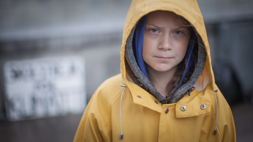 klimastrejker klimamarch grete thunberg klimakrise ungdomsoprør politik demonstrationer