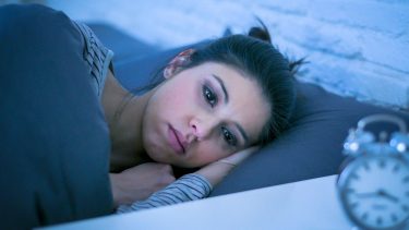 sleep frustrated woman bath