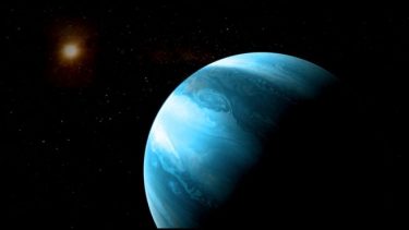 Den nye planet er 31 lysår fra os. Illustration: Bern University