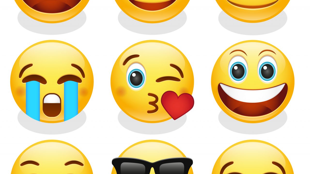 Emoji lingvistik sprog gestikulationer håndtegn grammatik rytme kommunikation online ord morfemer lyde sms tegnsprog symboler