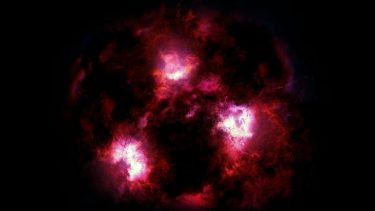 forskere har ved en fejltagelse fundet usynlig monster galakse fra universets begyndelse