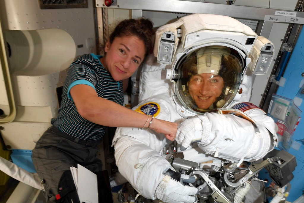 rumvandring kvinder NASA
