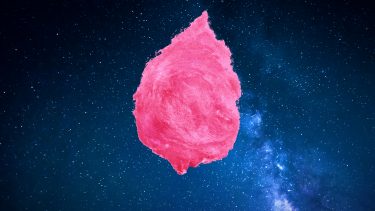 Candyfloss planeter struktur fluffy