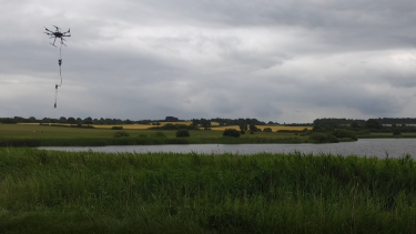 arkæologi droneflyvning