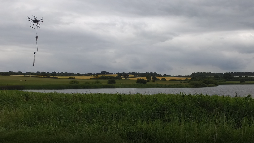 arkæologi droneflyvning