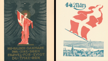 Genforeningen 1920 Sønderjylland Tyskland grænse propaganda valgplakater
