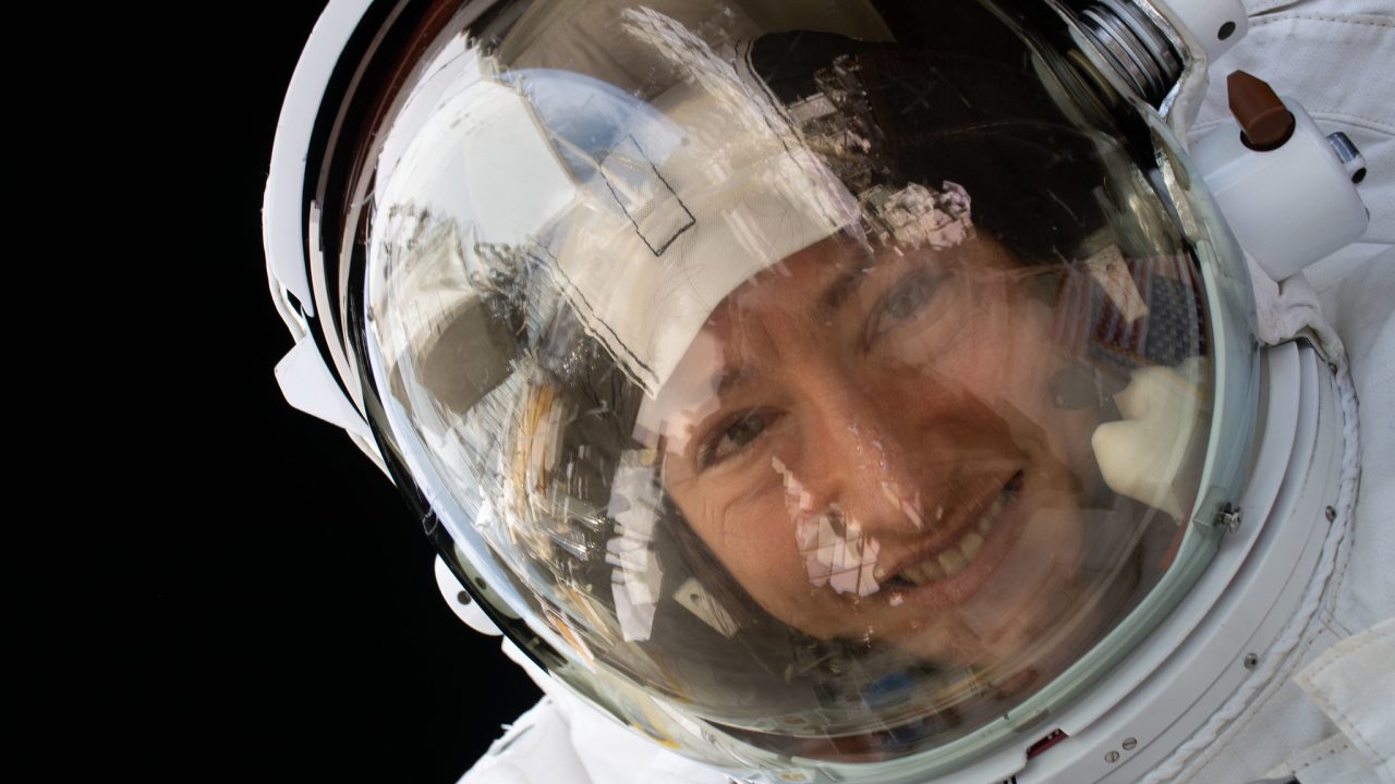 Christina Koch på rumvandring Nasa astronaut