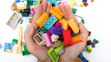 Lego i havet længe plastik