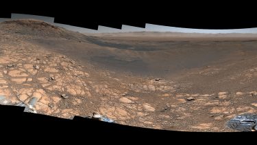 Mars overfladebillede taget af Nasa's Curiosity