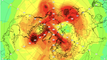 Gigantisk ozonhul over arktis