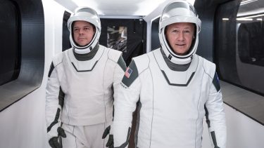 SpaceX opsendelse udsat ISS bane vejret astronauter USA amerikanske Bob Behknen Doug Hurley