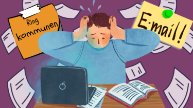 Mand får et sammenbrud over at skulle håndtere systemets krav