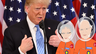 Trump tweet om Nasa stubberne