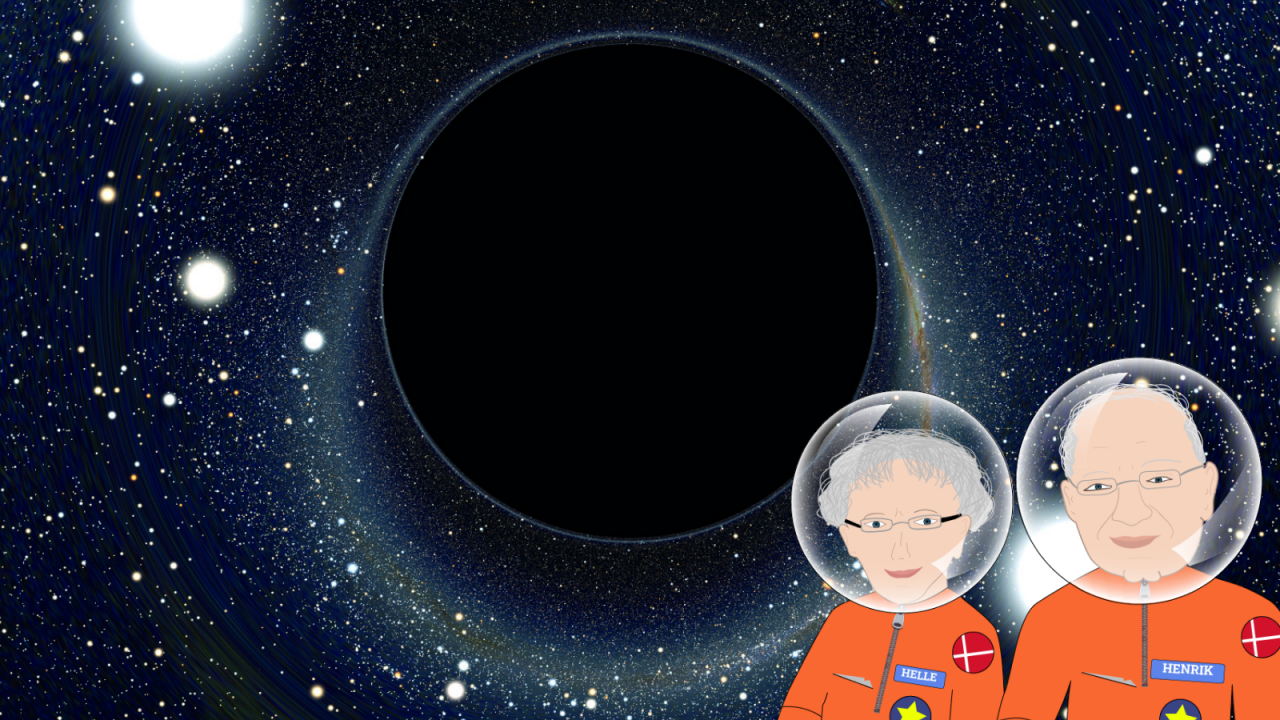 sorte huller sort hul relativitetsteori einstein