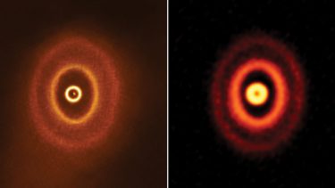 GW Orionis planet Stjerner planetdannelse ødelagt skive bane