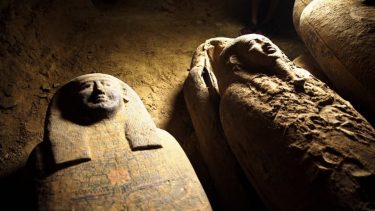 Egypten Sarkofag Kiste Opdagelse Arkæologi