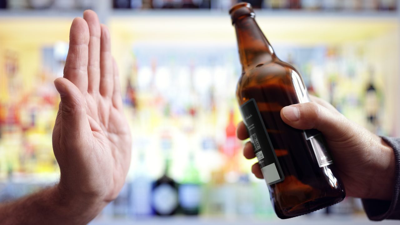 øl nej hånd abstinent afhold afslag