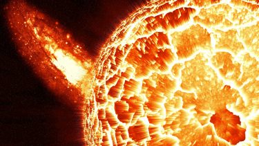 stjerne eksplosion guld rum supernova planet fusion