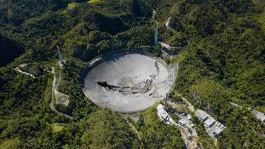 arecibo observatorie astronomi puerto rico kollaps