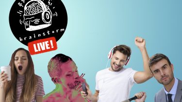 Brainstorm podcast hjernen live Facebook